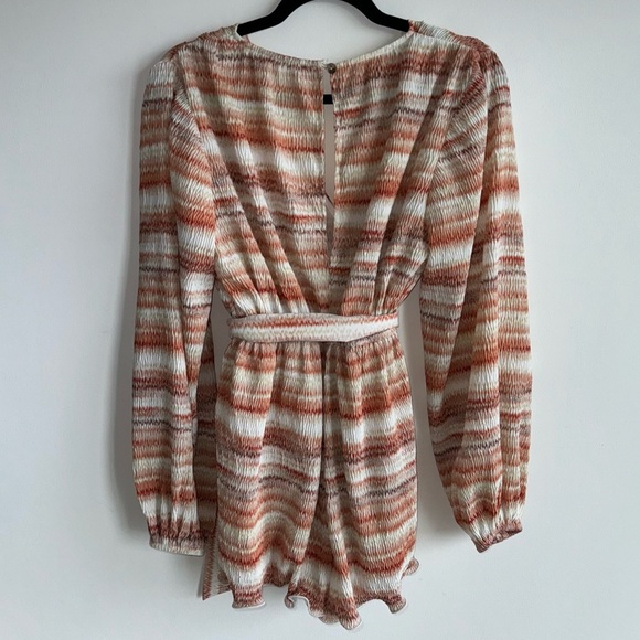 C/MEO Collective Worlds Collide Playsuit in Apricot - Picture 4 of 8